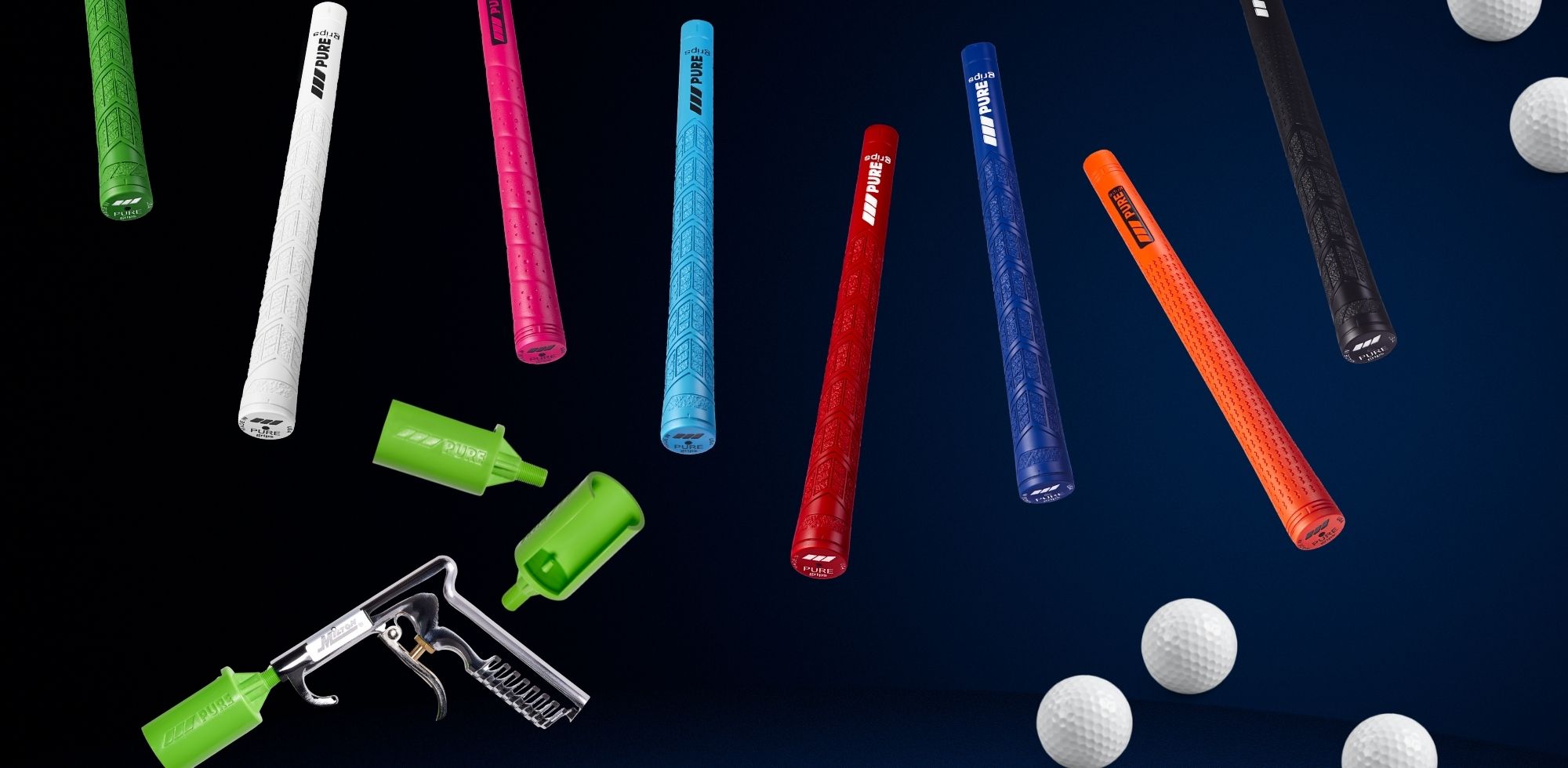 PURE Grips - PURE Air Gun Kit - Golf Balls