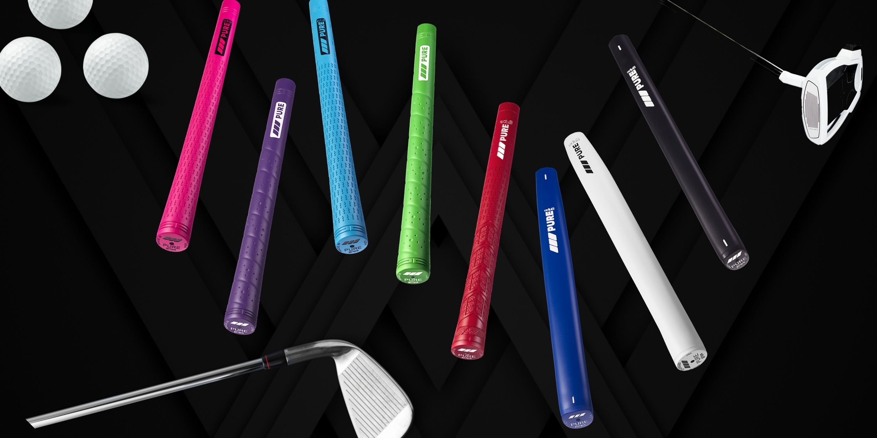 PURE Grips - Golf Clubs - Golf Balls
